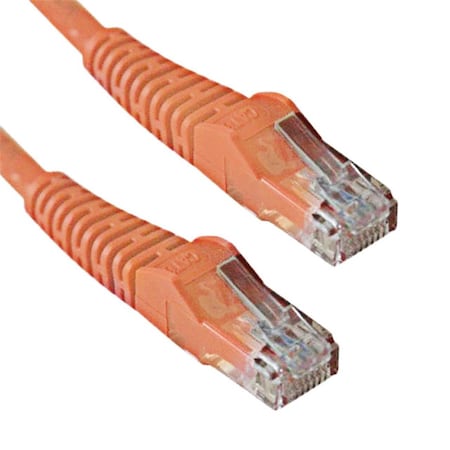 Doomsday Cat6 Gigabit Snagless Patch Cable RJ45 Male-Male, orange - 2 ft. DO530080